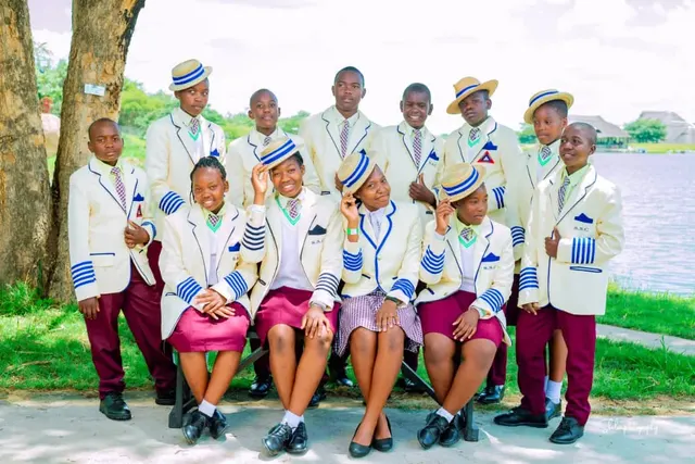 Successvale learners in graduation attire