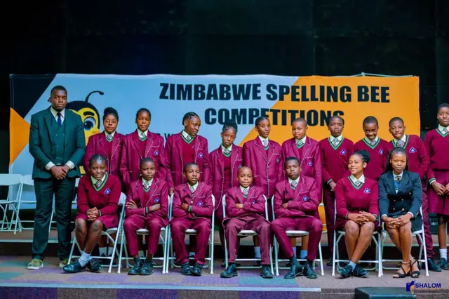 Successvale learners at a Zimbabwe Spelling Bee event